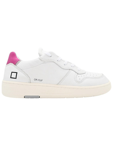 Court calf white fuxia