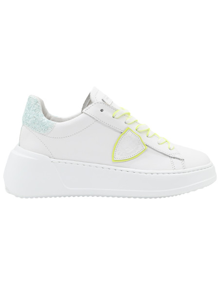 Bjld VJ01 tres temple low wom veau glitter blanc ja