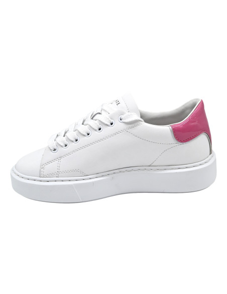 Sfera calf white black - pink
