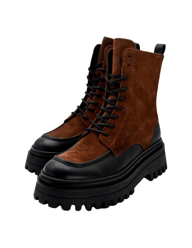 ET201X stella suede suola nero noce nero