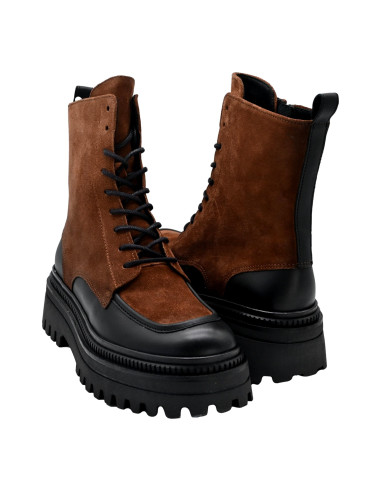 ET201X stella suede suola nero noce nero