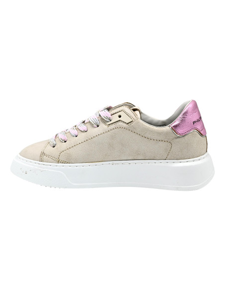 Btld WX01 temple low wom vintage mixage blanc rose