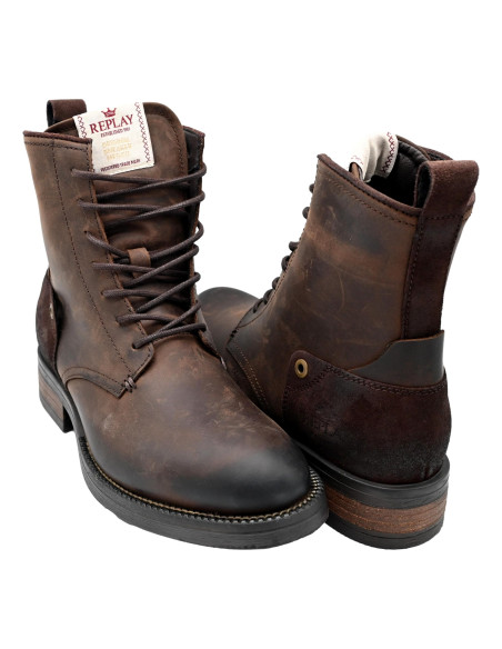 Ryder suede 0018 dk brn
