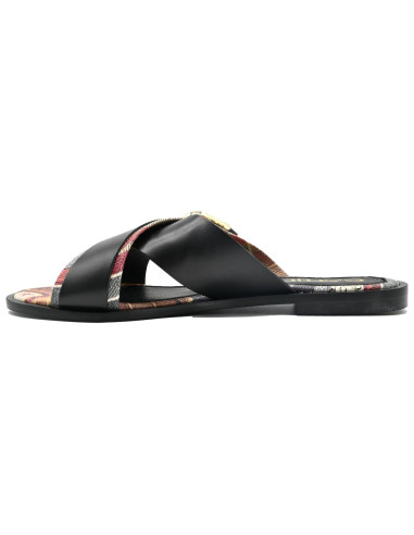 Arica woman flat sandal leather...
