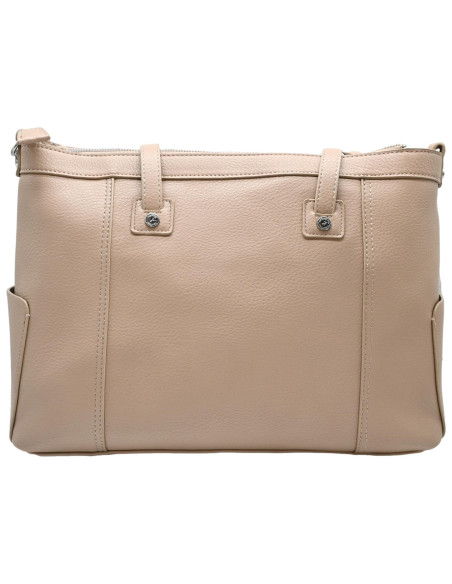 Denise soft shop bag pu/PVC beige