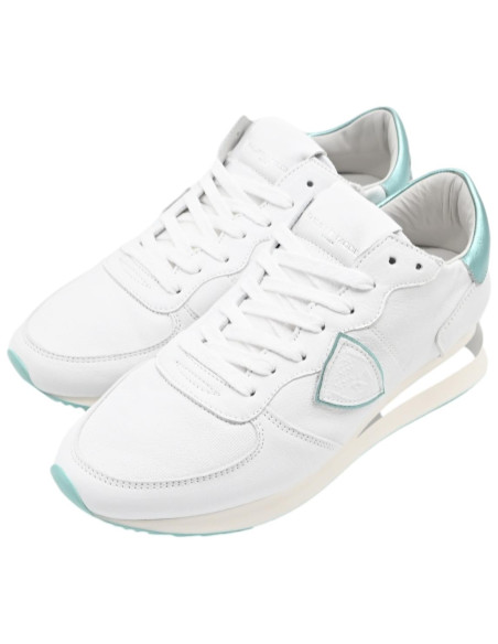 Tzld WWM1 tropez low wom doux metal blanc veau