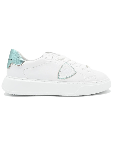Btld WM01 temple low wom doux metal blanc aqua