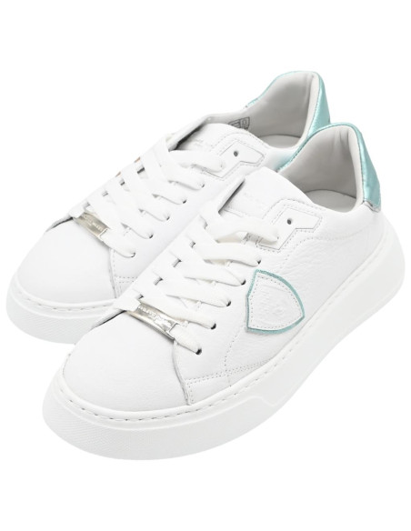 Btld WM01 temple low wom doux metal blanc aqua