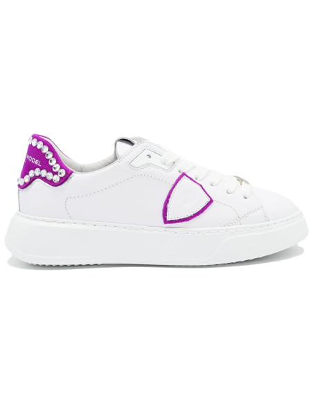 Btld VSW1 temple low wom veau diamant blanc fucsia