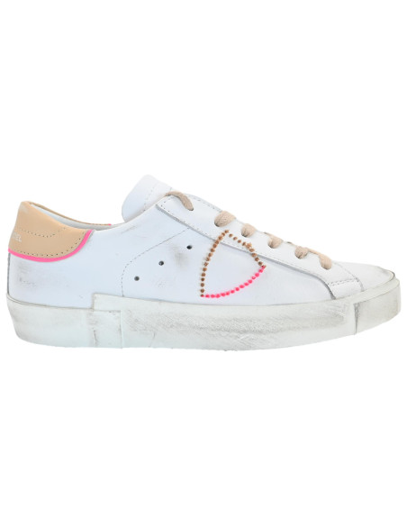 Prld VB35 prsx low woman veau broderie blanc beige