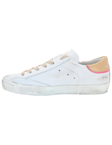 Prld VB35 prsx low woman veau broderie blanc beige