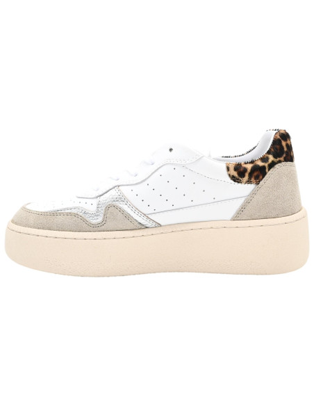 Step calf white leopard