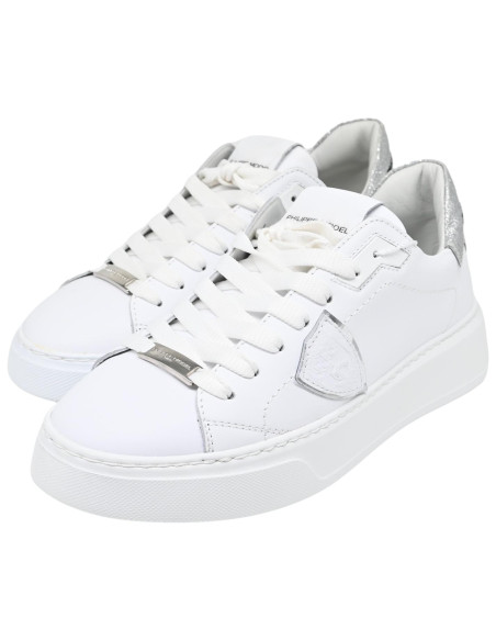 Btld VG10 temple low W veau glitter blanc