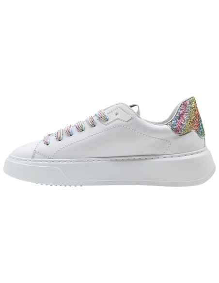 Btld VG05 temple low veau glitter blanc multi