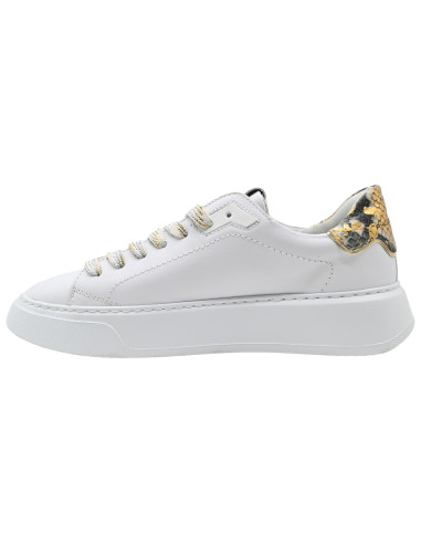 Btld VP05 temple veau python blanc