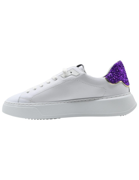 BTLDVG03 temple low veau glitter blanc violet