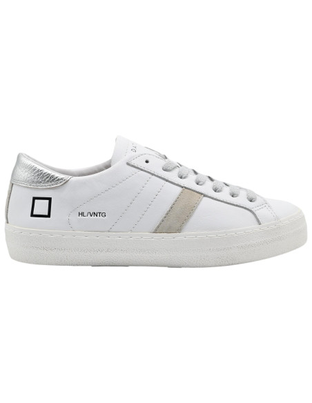 Hill low vintage calf white silver