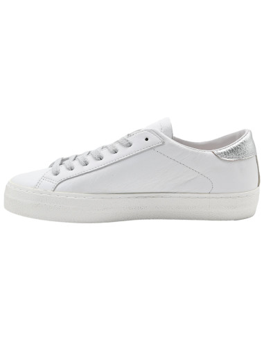 Hill low vintage calf white silver