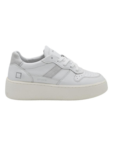 Court platform vintage calf white