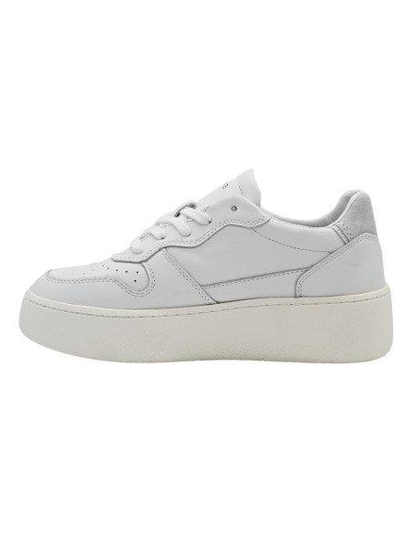 Court platform vintage calf white