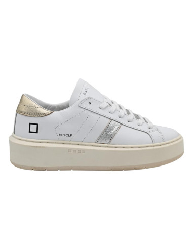 Hill low plat calf white laminated