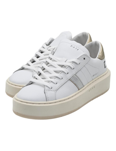 Hill low plat calf white laminated