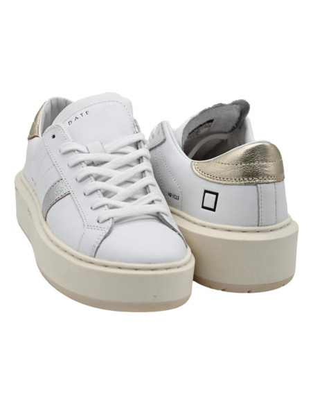 Hill low plat calf white laminated