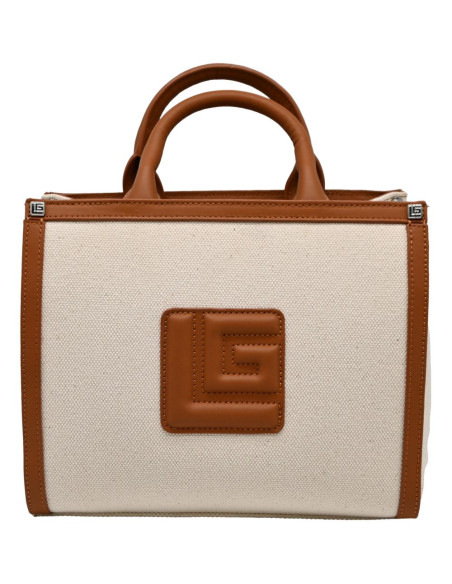 28416 Shelby Q natural canvas eco leather tan