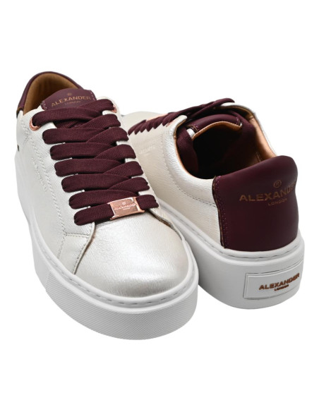 Lhw 8269 fbx london high woman off white bordeaux