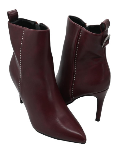 Stivaletto bordeaux ecoleather