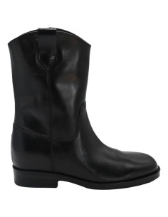 Kim low leather black