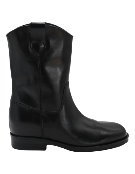 Kim low leather black