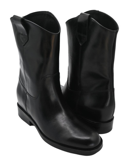 Kim low leather black