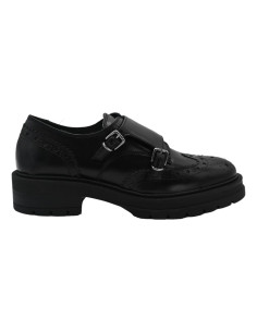 Patty double leather black