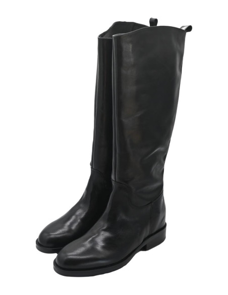 Kim trim leather black