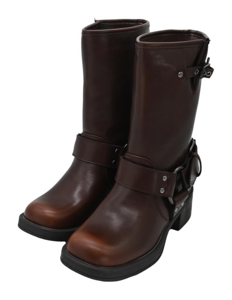 C1FG9018 leather testa di moro