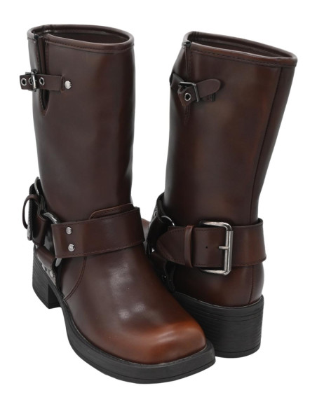 C1FG9018 leather testa di moro