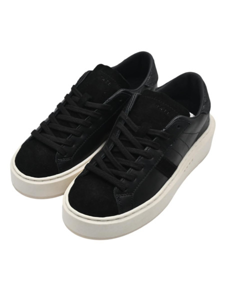 Hill low platform calf black W431-hp-ca-bk