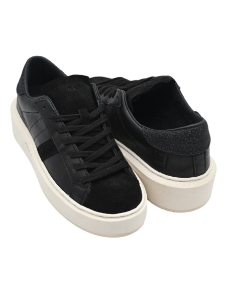 Hill low platform calf black W431-hp-ca-bk