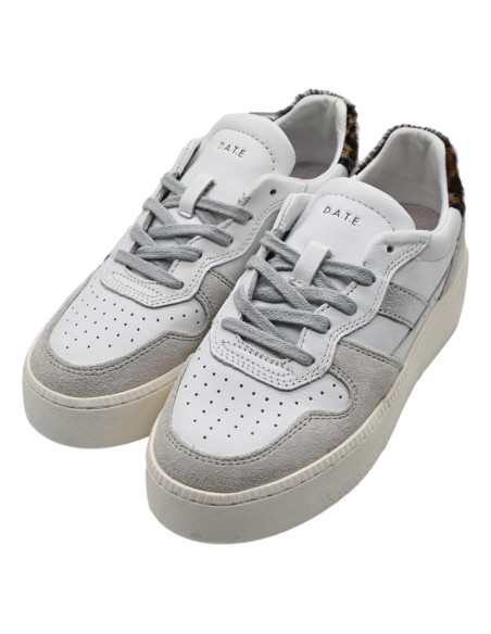 Court platform calf white-leopard W431-cp-vc-wd