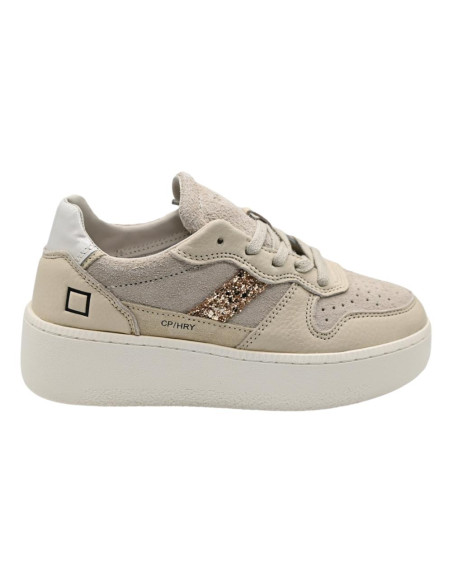 Court platform hairy beige  W431-cp-ha-bi