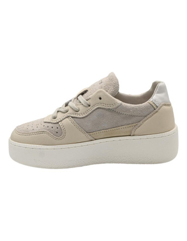 Court platform hairy beige...