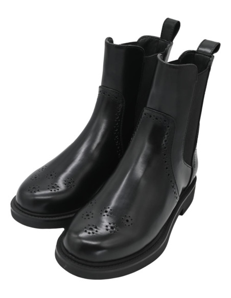 PINNE1599WA000 nevada oxford ankle brushed black