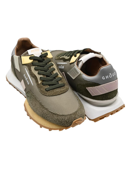 RUSH_GROOVE Low man mesh/suede military  rglm MS24