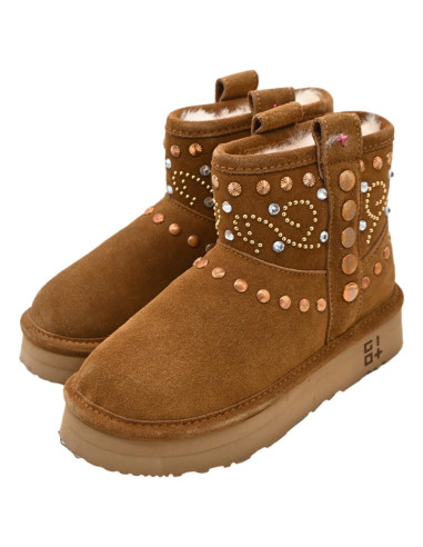 Gioplus camel camoscio marrone