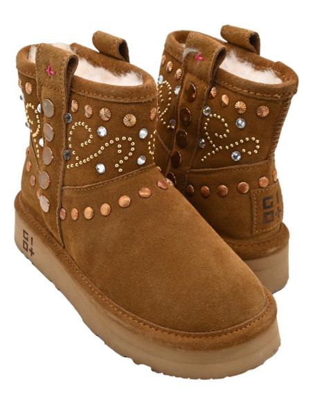 Gioplus camel camoscio marrone