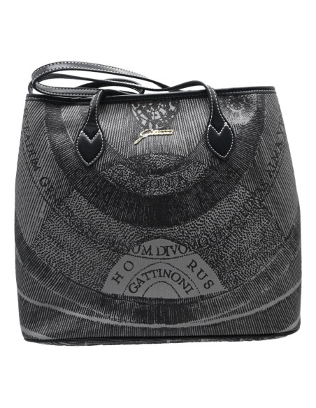 BIGPL6434WPQT34 planetario M shopping bag planetario PVC/leather