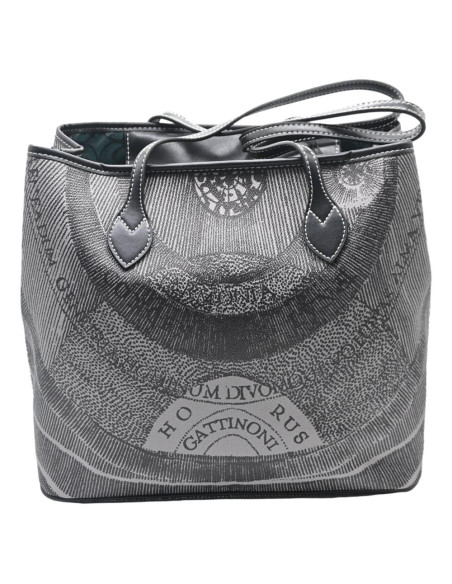 BIGPL6434WPQT34 planetario M shopping bag planetario PVC/leather