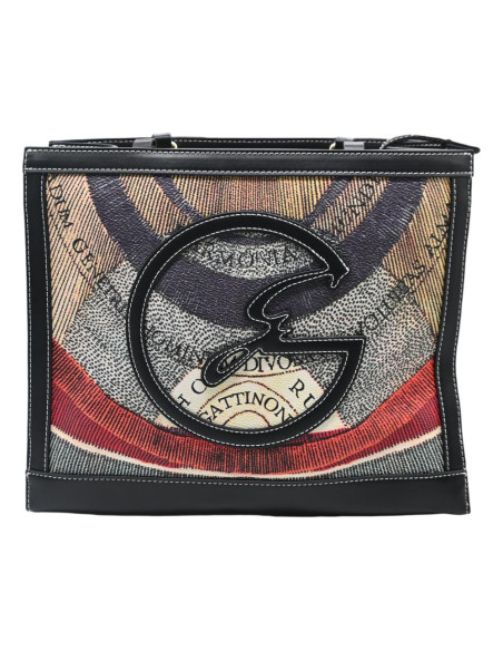 BIGPL6746WPQP26 planetarium shopp.m/logo PVC planetarium/leather