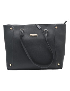 Roomy large shopping pu black